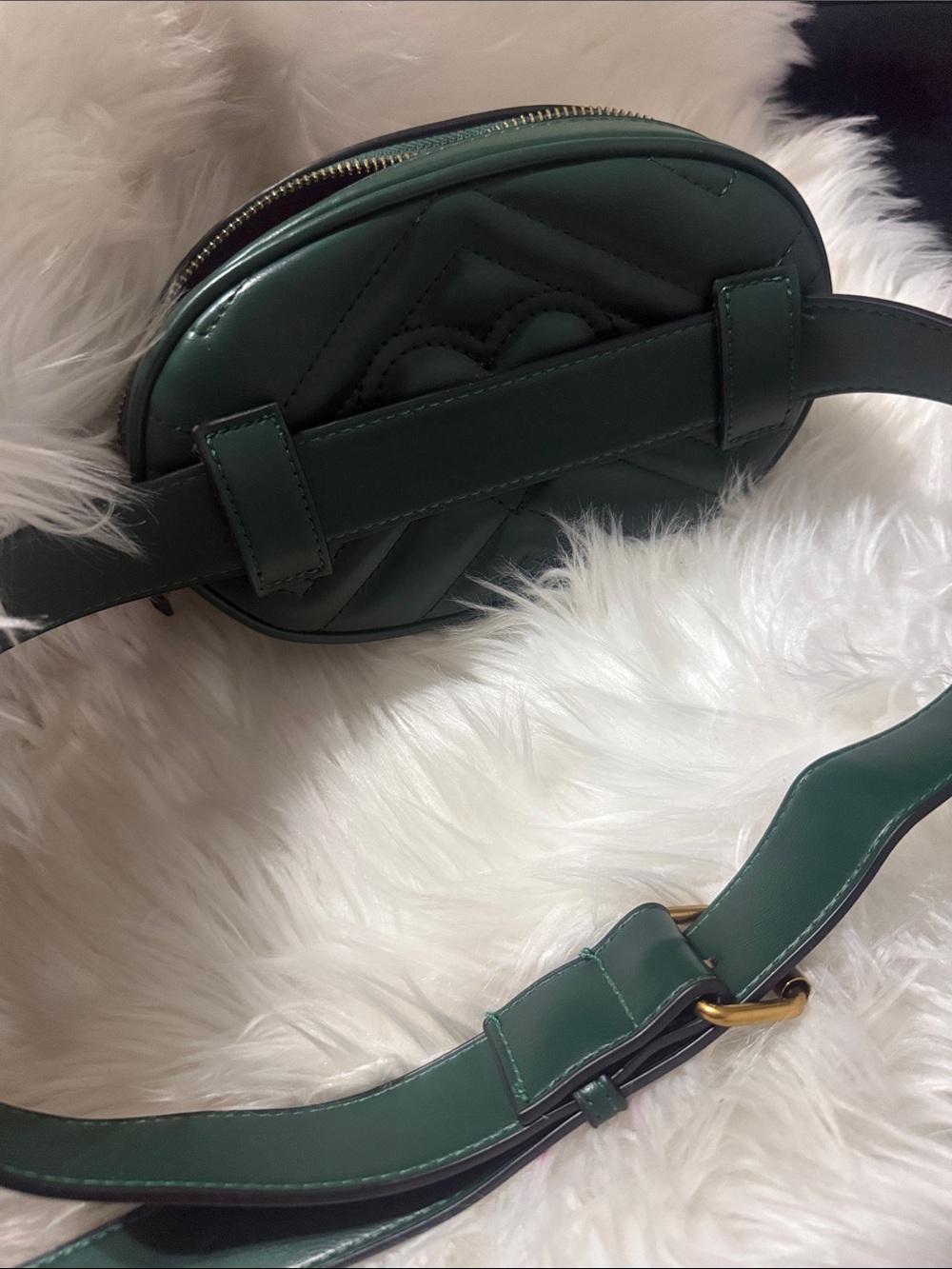 Hunter Green belt fanny pack, very stylish in trend - Picture 2 of 5
